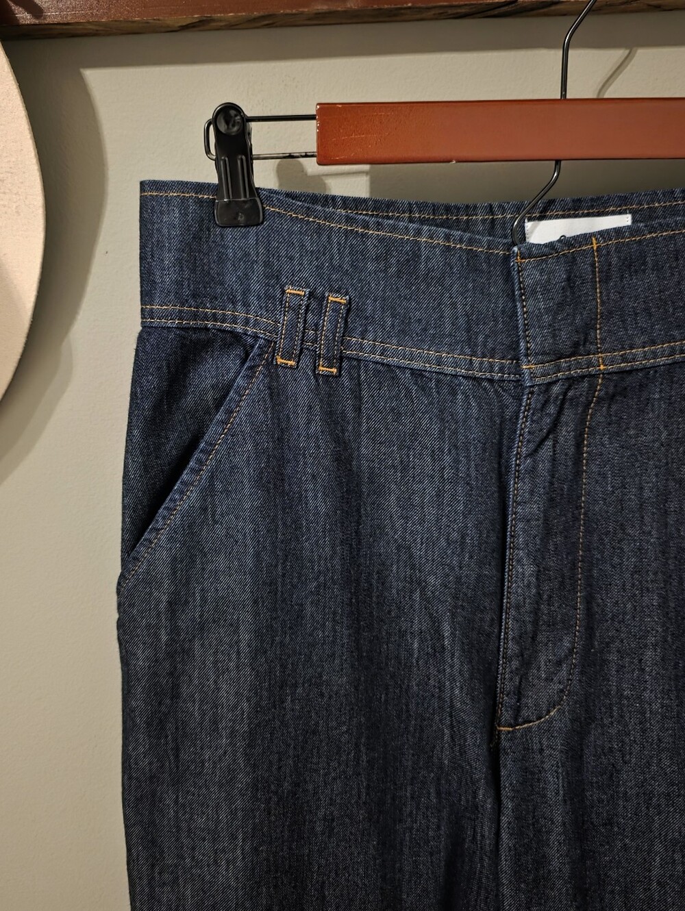 Frame The Cinched High Waist Jeans In Rinse Size 29 - Picture 5 of 13